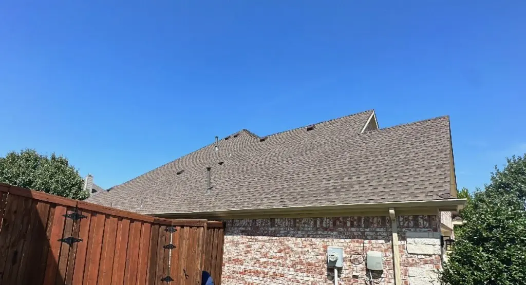 Completed roof replacement project in Willard
